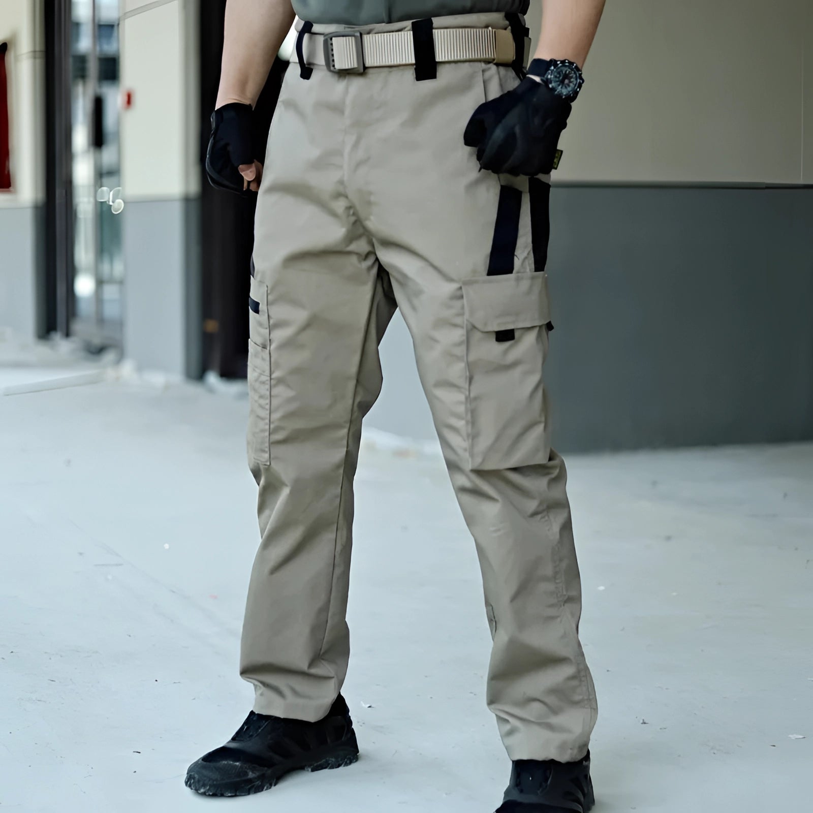 Tactical Camo Cargo Pants - Multi-Pocket, Water-Resistant, Military Grade