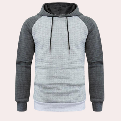 Light and casual hooded sweatshirt for men