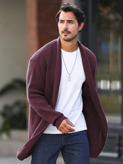 Casual Open Front Cardigan