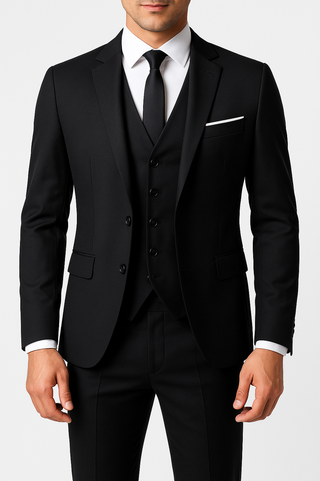 Men’s 3-Piece Formal Suit – Classic Elegance & Tailored Comfort