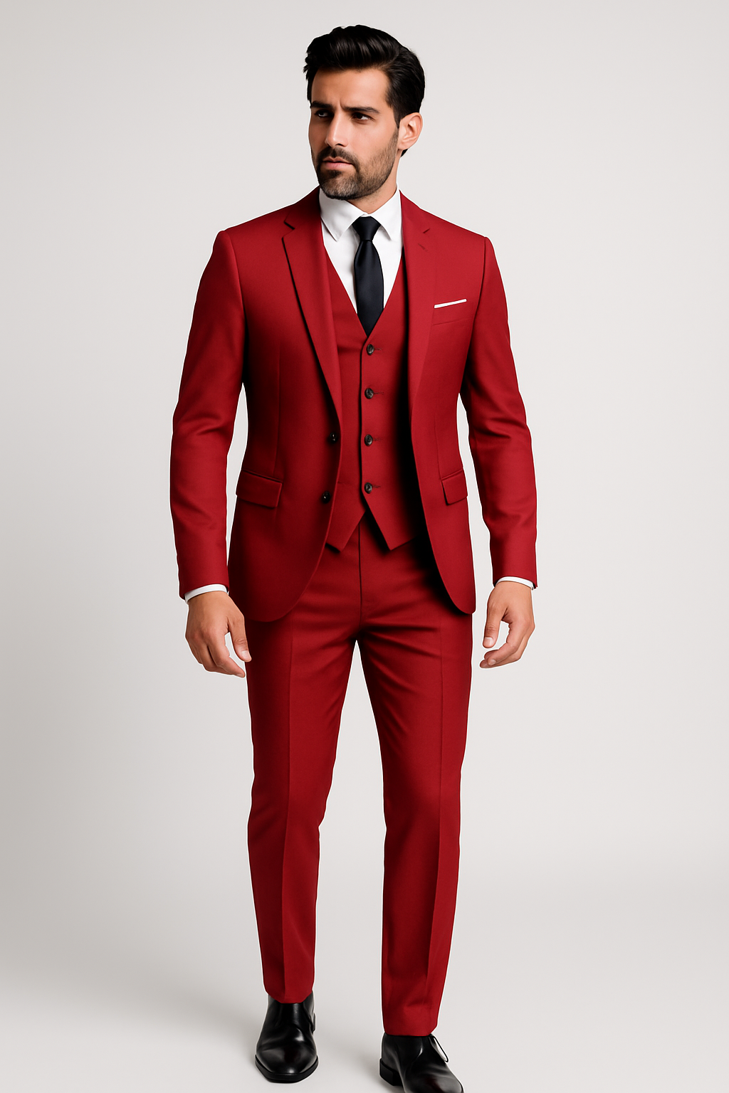 Men’s 3-Piece Formal Suit – Classic Elegance & Tailored Comfort