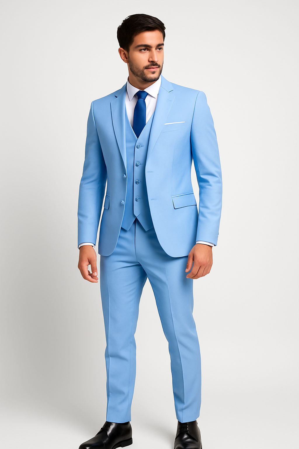 Men’s 3-Piece Formal Suit – Classic Elegance & Tailored Comfort