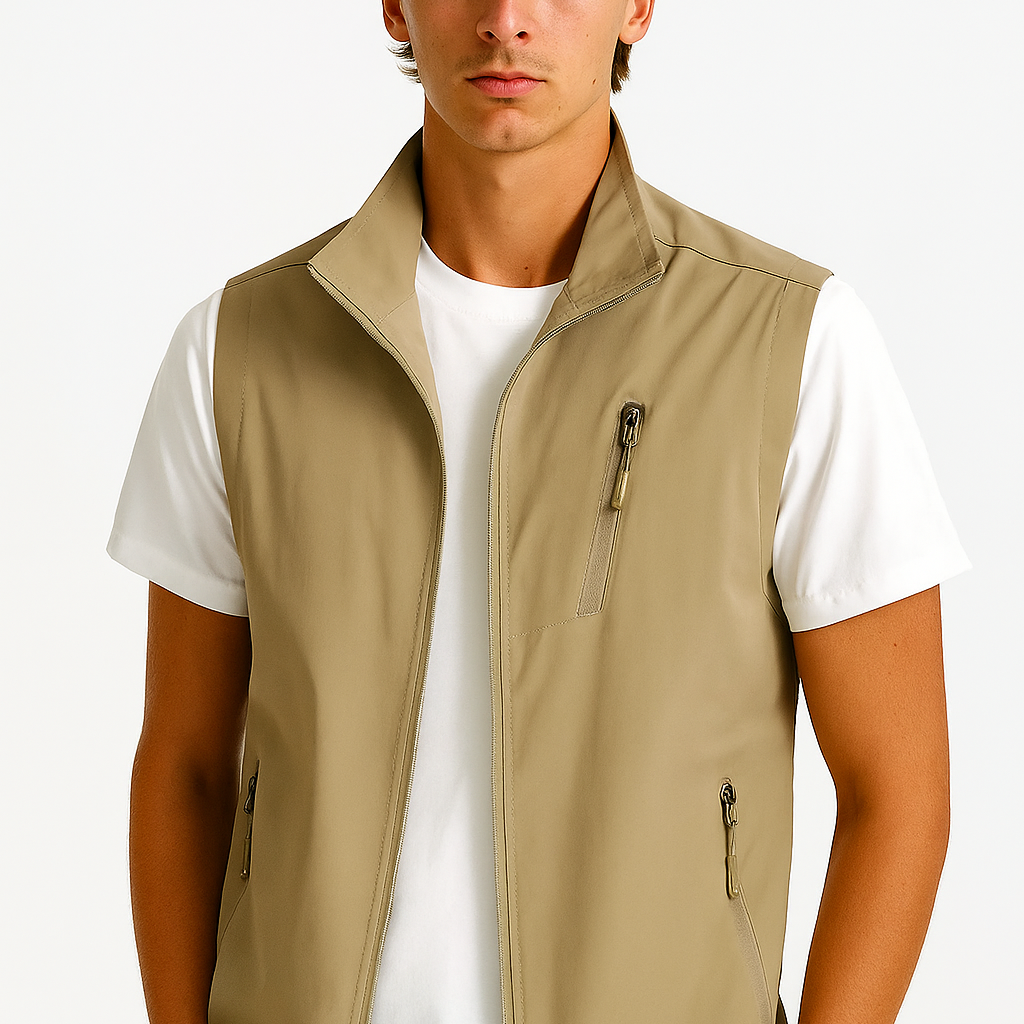 Spraykis | Men's Lightweight Zip-Up Vest/Bodywarmer – Sleeveless