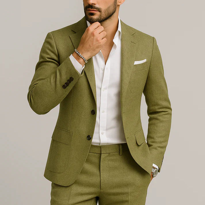 Spraykis | Breathable Men's Linen Classic Casual Suit
