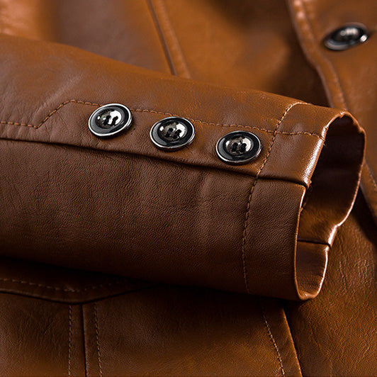 Alessandro Verdi Men’s Leather Jacket – Classic Modern Outerwear