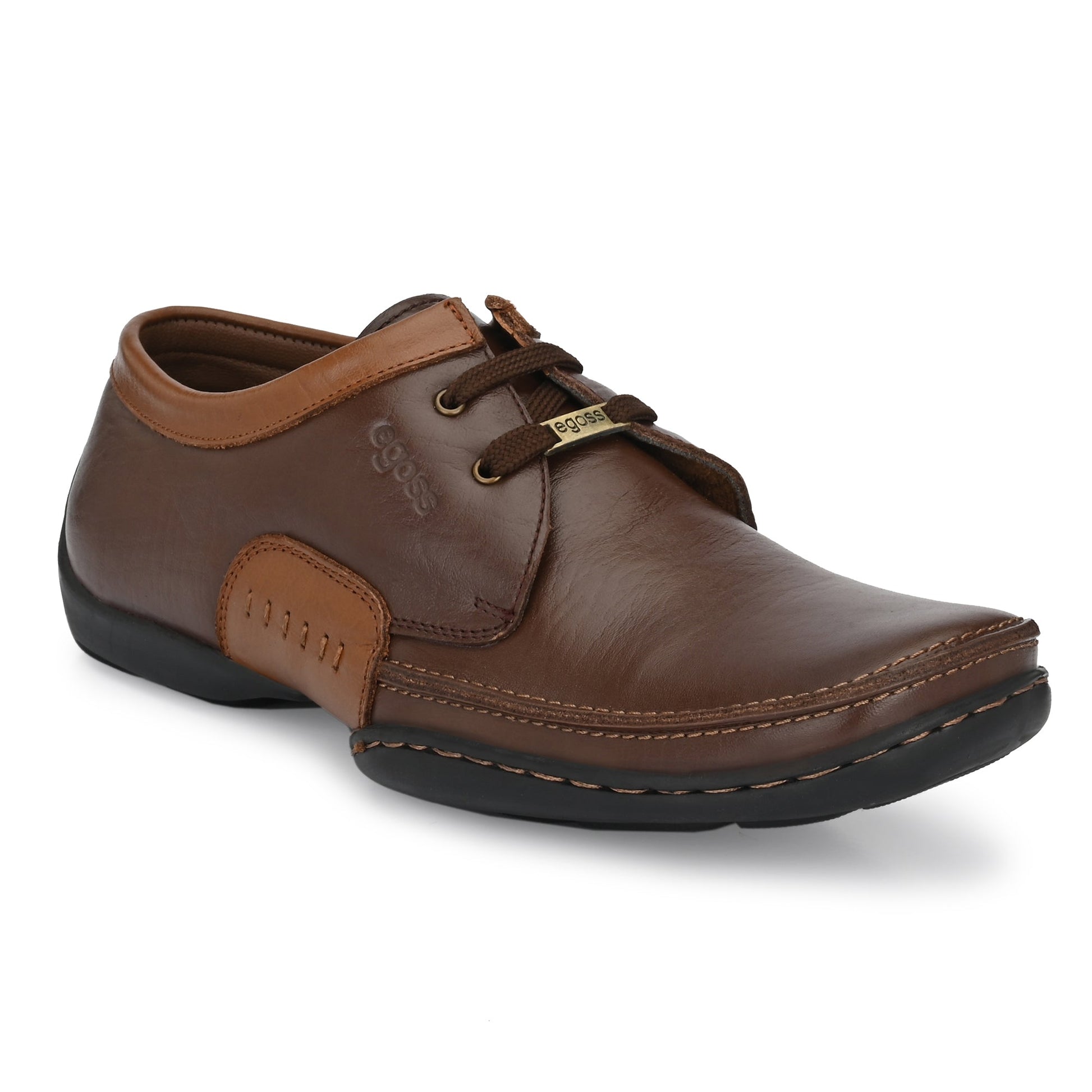 Casual Derby Lace Up Leather Shoes For Men