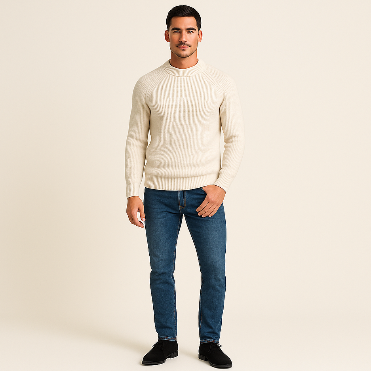 The Ely Cashmere Crewneck Sweater for Men