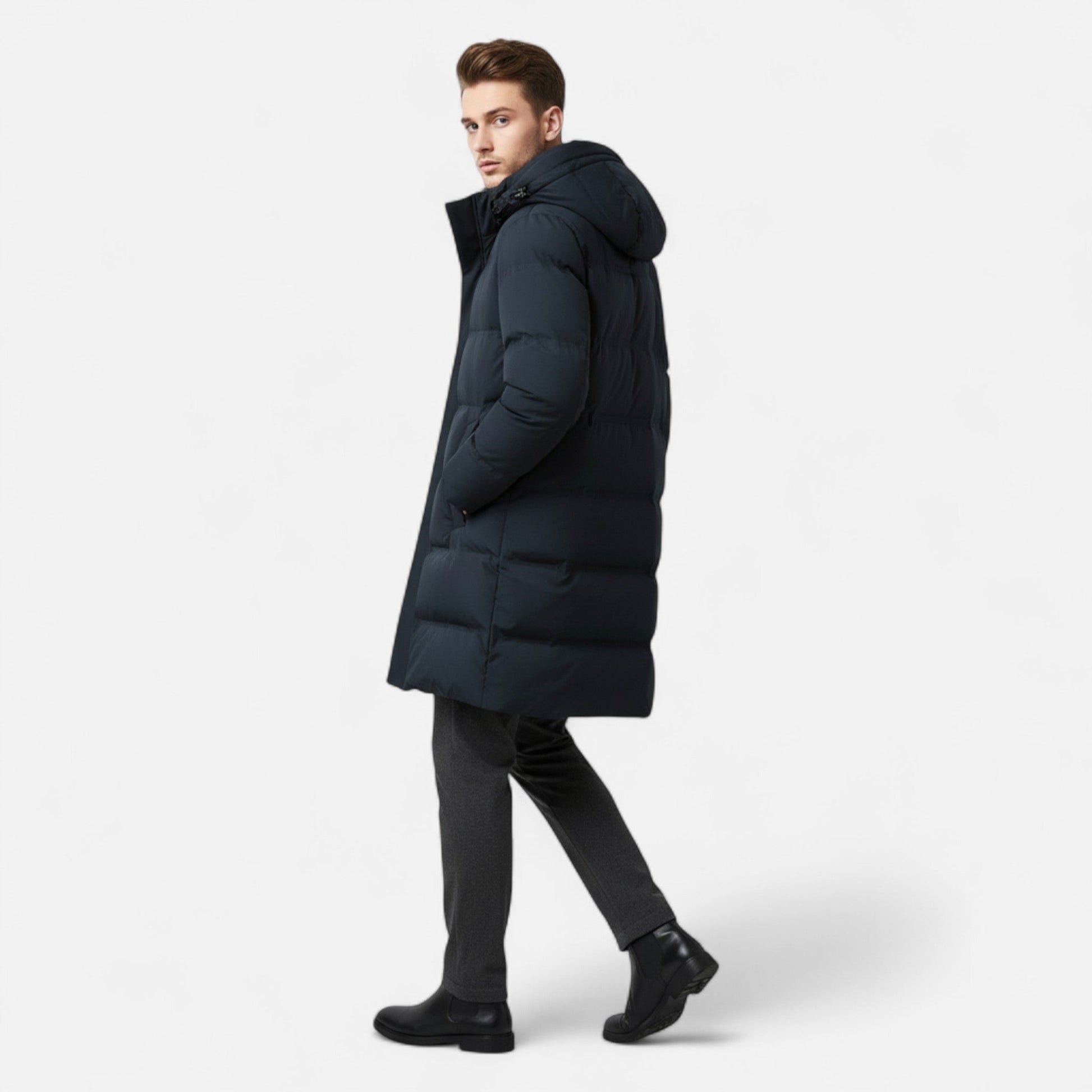 Maison Dresson | Men’s Premium Winter Down Parka – Hooded Insulated Elegance