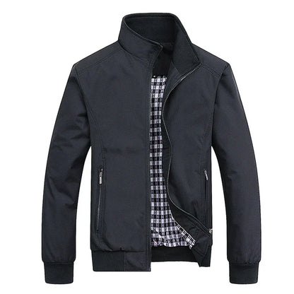 Spring/Autumn Men’s Classic Slim Bomber Jacket