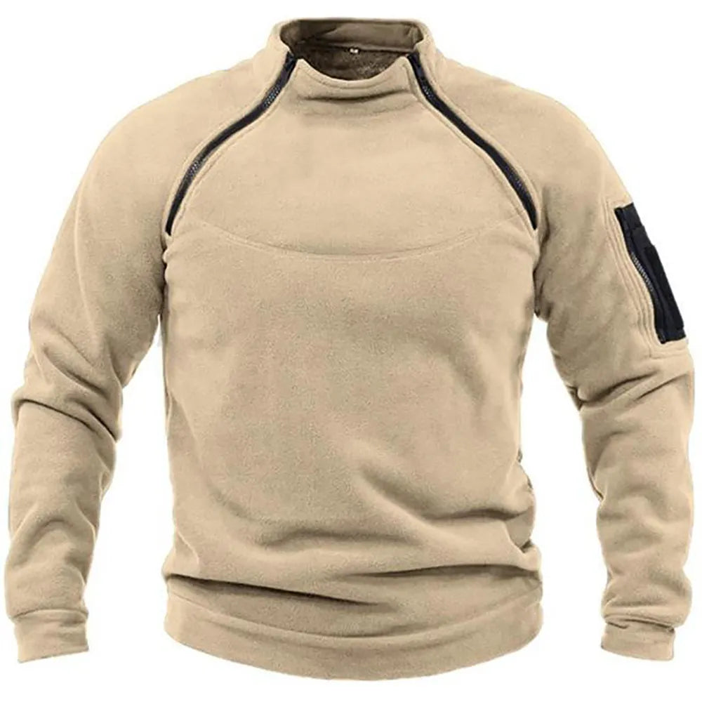 Military Tactical Army Sweater – Durable Men’s Pullover with Utility Design