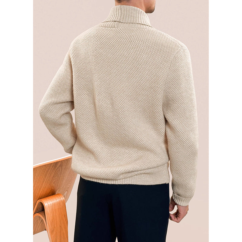 Étienne | Men’s Knit Cardigan – Double-Breasted Style Sweater Jacket
