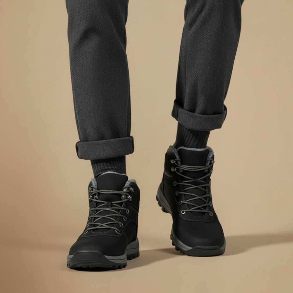 Men’s Winter Waterproof Boots – Plush Warm Snow Boots | Durable Cold-Weather Protection