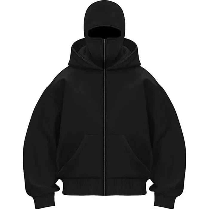 Matthias | Men’s Casual Mask Hoodie – Classic Pullover Hooded Sweatshirt