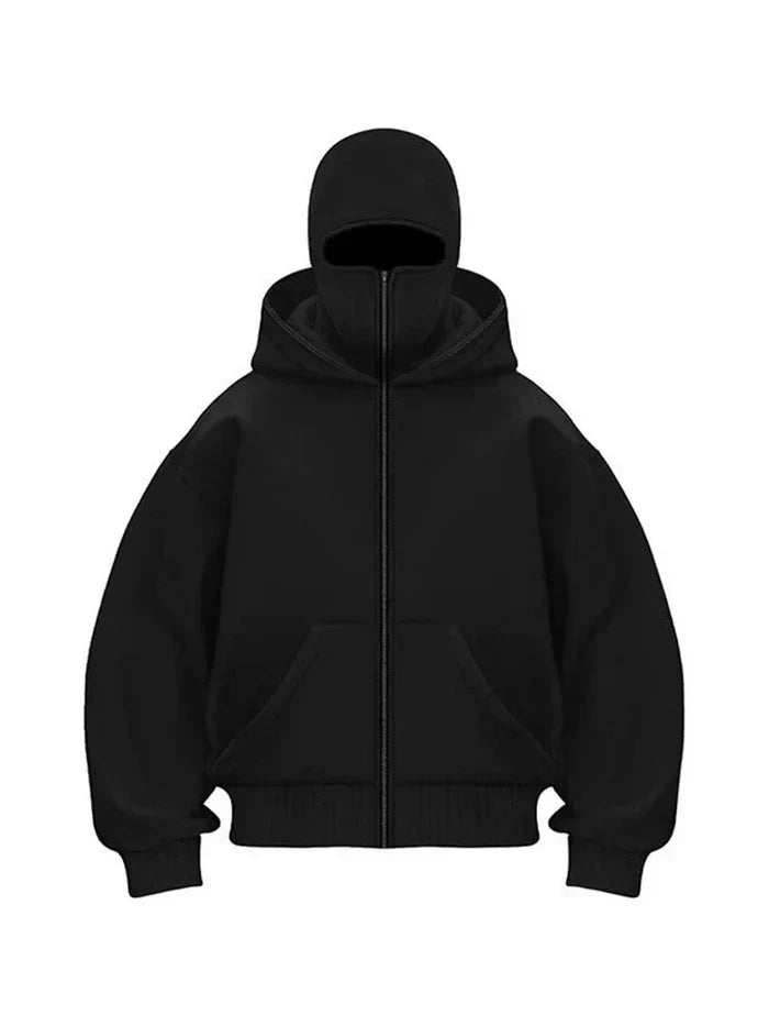Matthias | Men’s Casual Mask Hoodie – Classic Pullover Hooded Sweatshirt