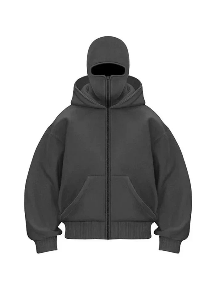 Matthias | Men’s Casual Mask Hoodie – Classic Pullover Hooded Sweatshirt