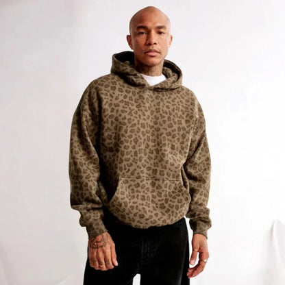 Unisex leopard hoodie