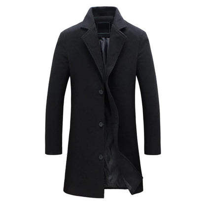 Long winter jacket for men