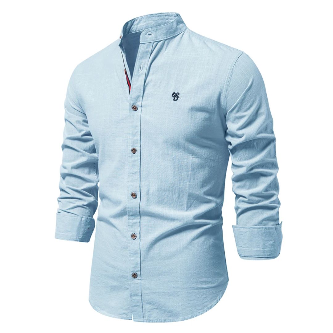 Men’s Traditional Button Blouse Shirt – Classic Design with Modern Details