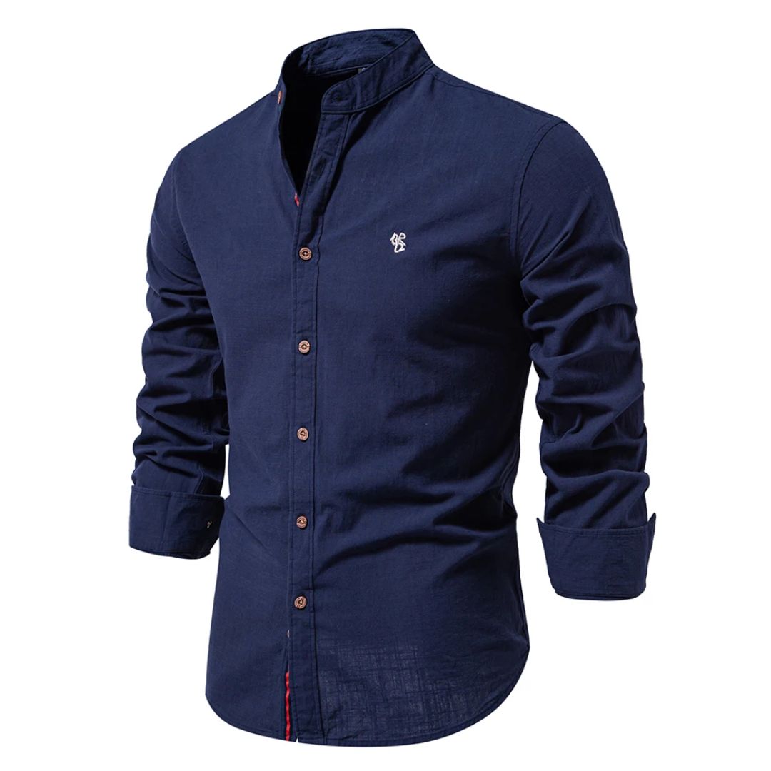 Men’s Traditional Button Blouse Shirt – Classic Design with Modern Details
