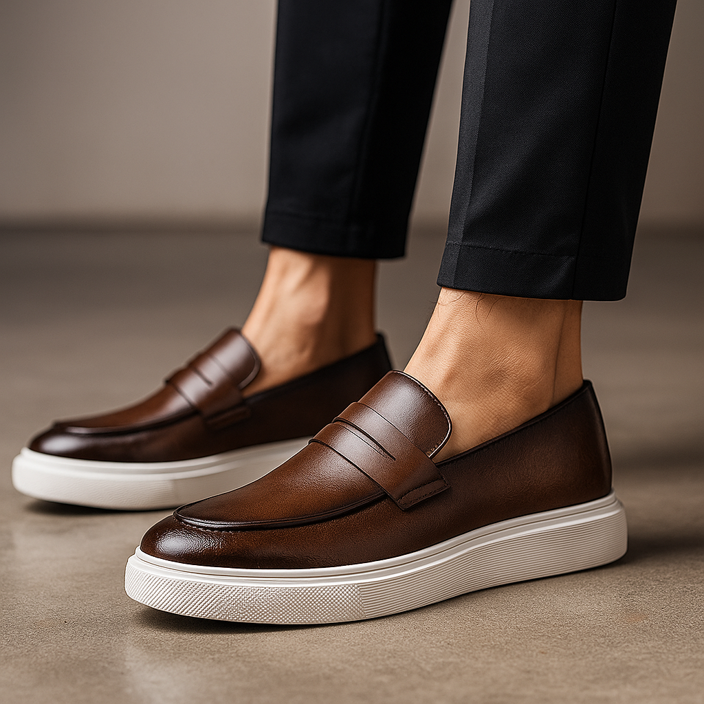 Men's Classic Leather Loafers – Miliani