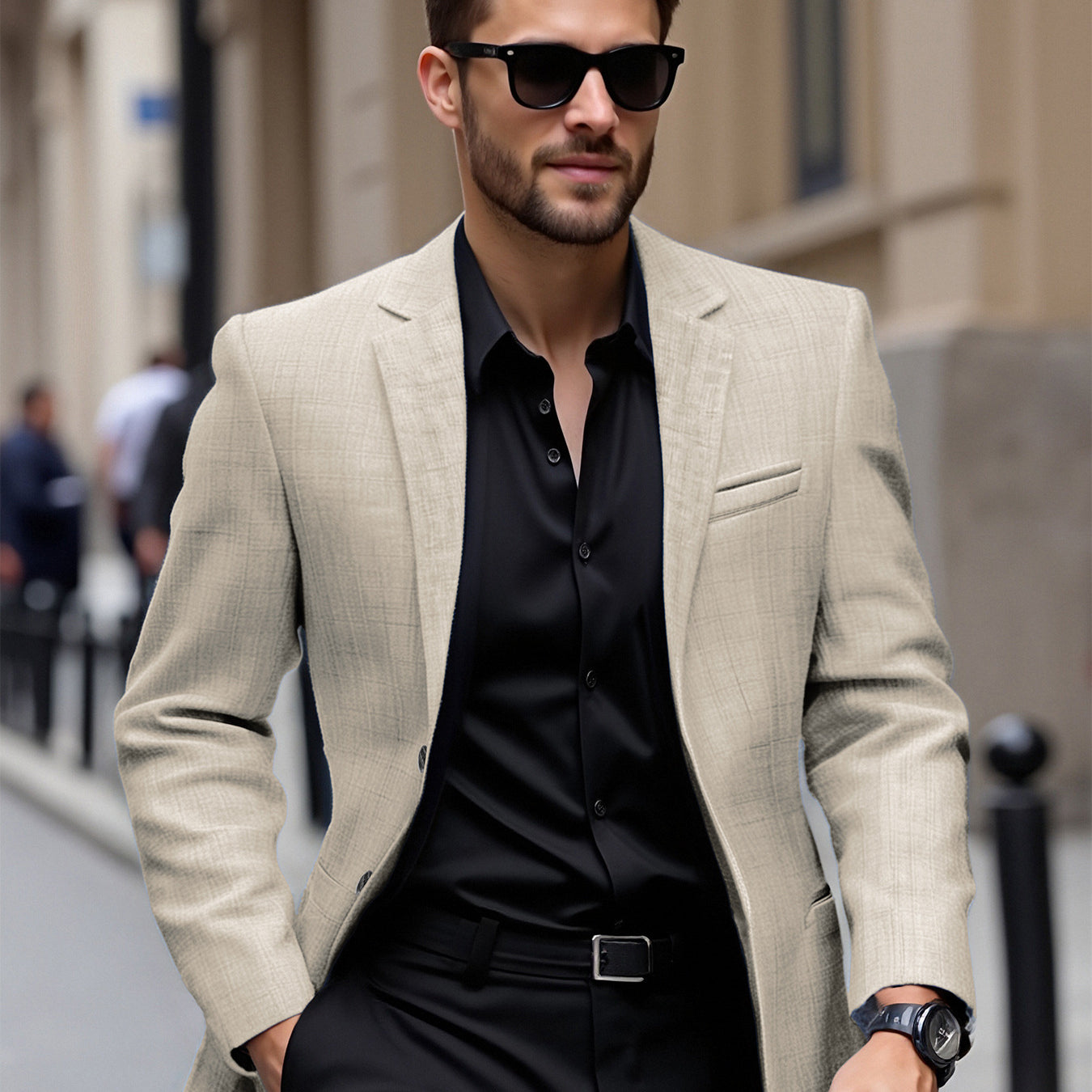 Men’s Lightweight Fashion Blazer – Casual Suit Jacket | Trendy Slim Fit