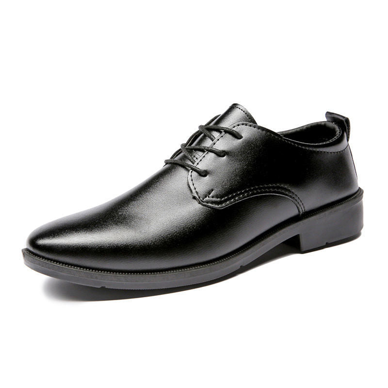 Men’s British Style Oxford Dress Shoes – Lightweight Pointed-Toe Formal Leather Shoes