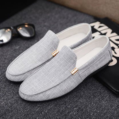 Men's casual canvas loafers