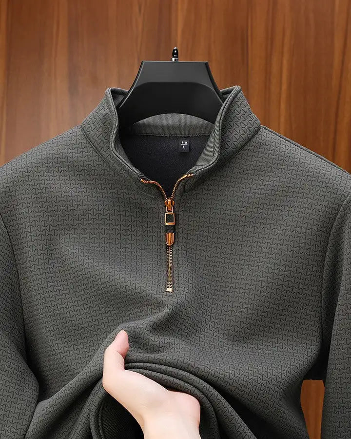 Cavalieri Premium Silk Pullover – Men’s Elegant Lightweight Knit Sweater