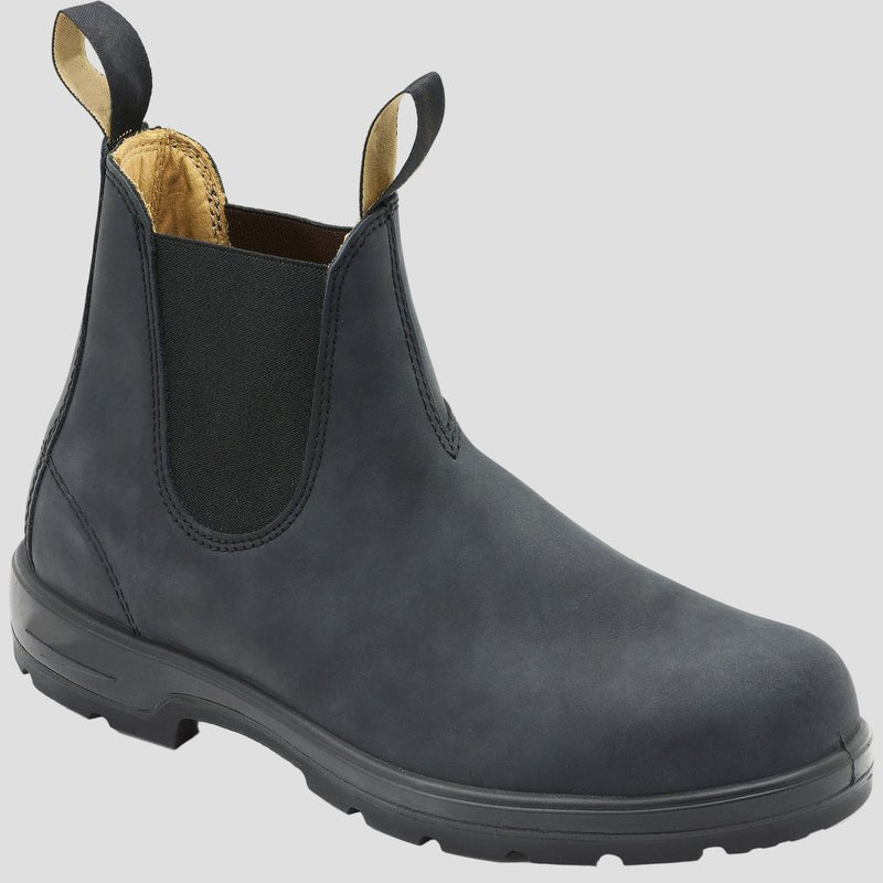 Spraykis | Men’s Leather Chelsea Durable Boots with Pull Loop