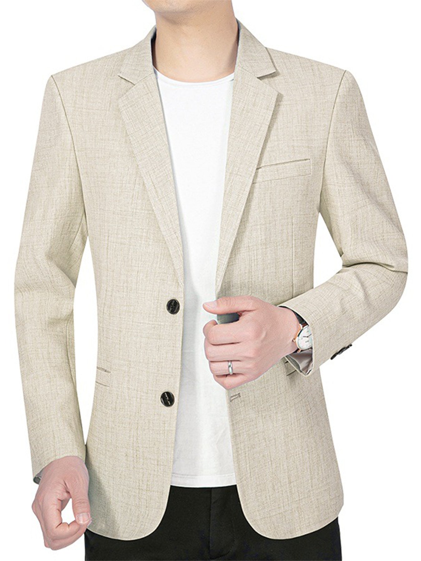 Men’s Lightweight Fashion Blazer – Casual Suit Jacket | Trendy Slim Fit