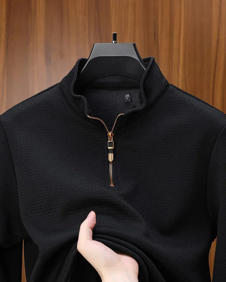 Cavalieri Premium Silk Pullover – Men’s Elegant Lightweight Knit Sweater