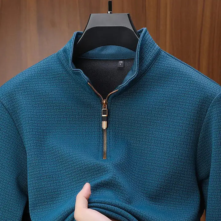 Cavalieri Premium Silk Pullover – Men’s Elegant Lightweight Knit Sweater