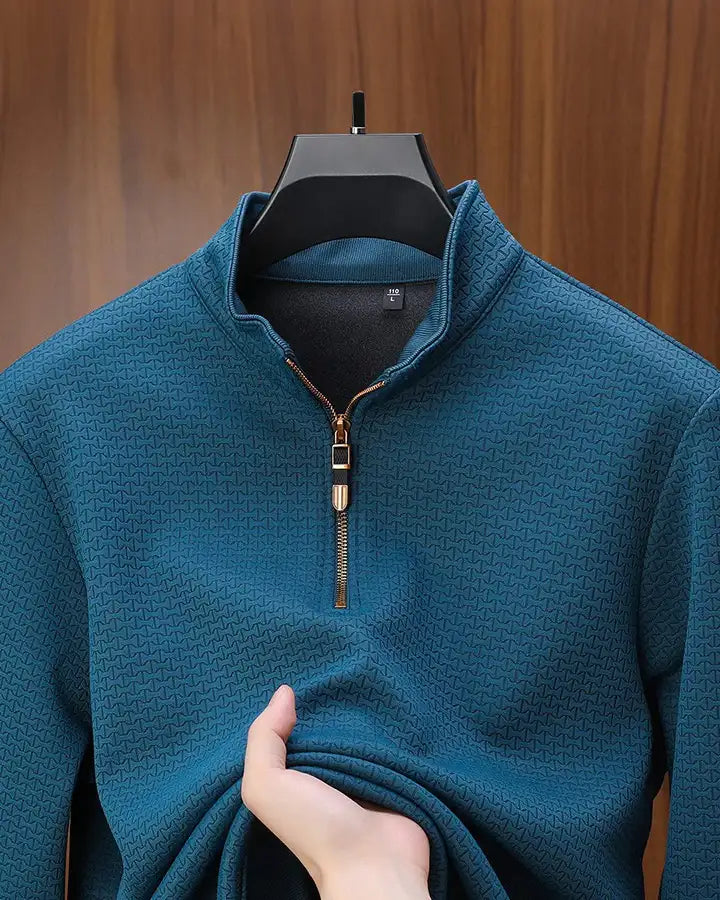 Cavalieri Premium Silk Pullover – Men’s Elegant Lightweight Knit Sweater