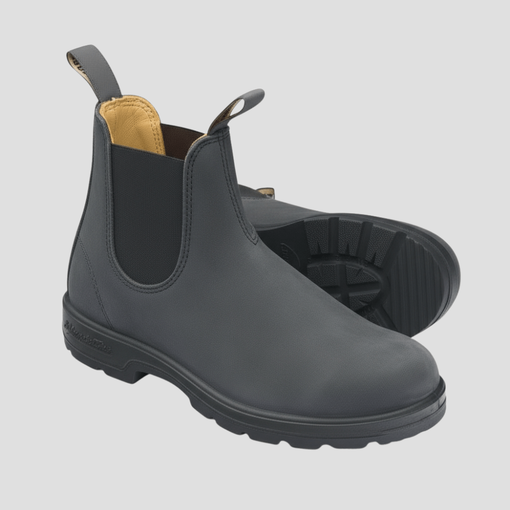 Spraykis | Men’s Leather Chelsea Durable Boots with Pull Loop