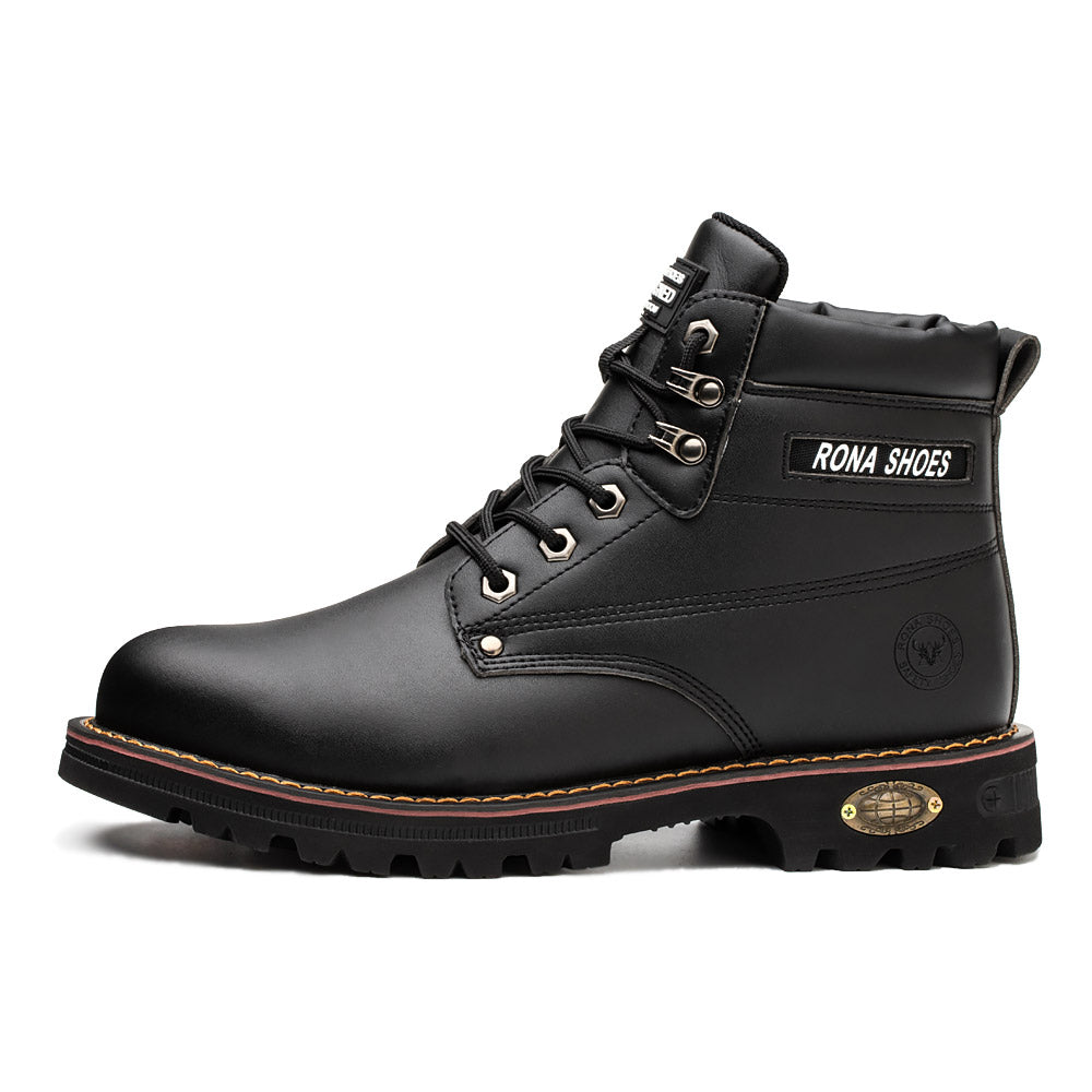 Protective Work Boots – Unisex Black Safety Footwear