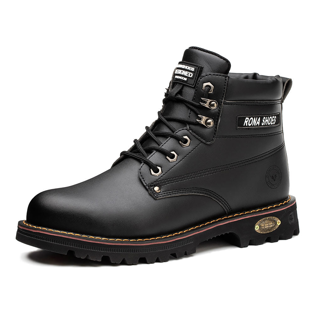 Protective Work Boots – Unisex Black Safety Footwear