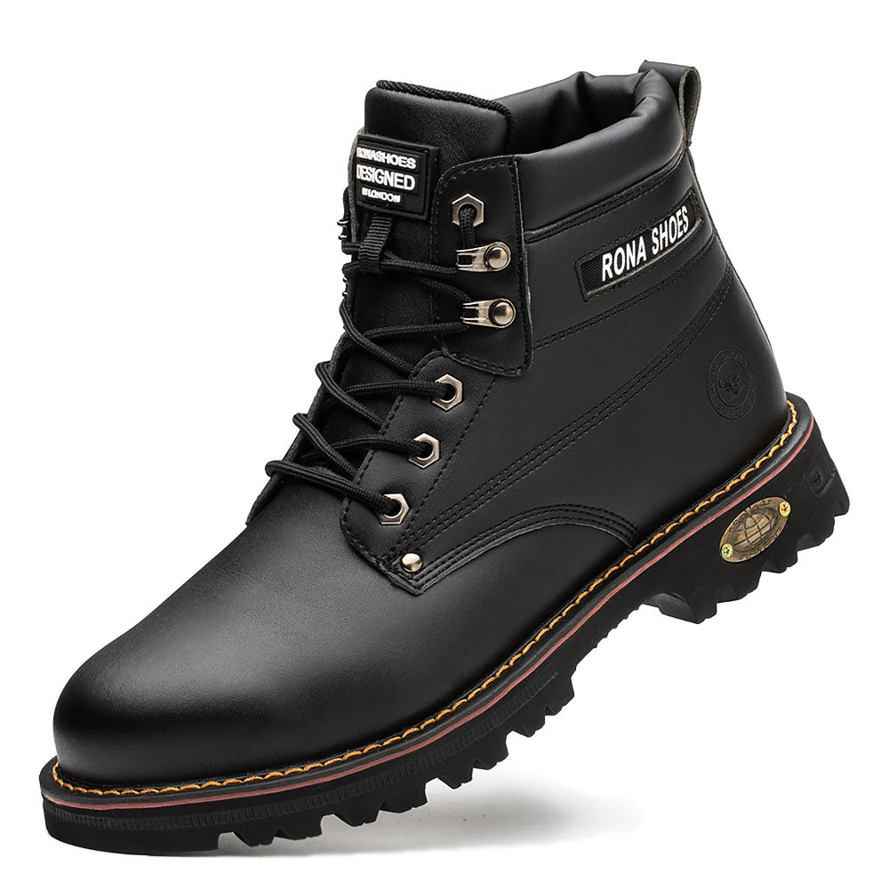 Protective Work Boots – Unisex Black Safety Footwear