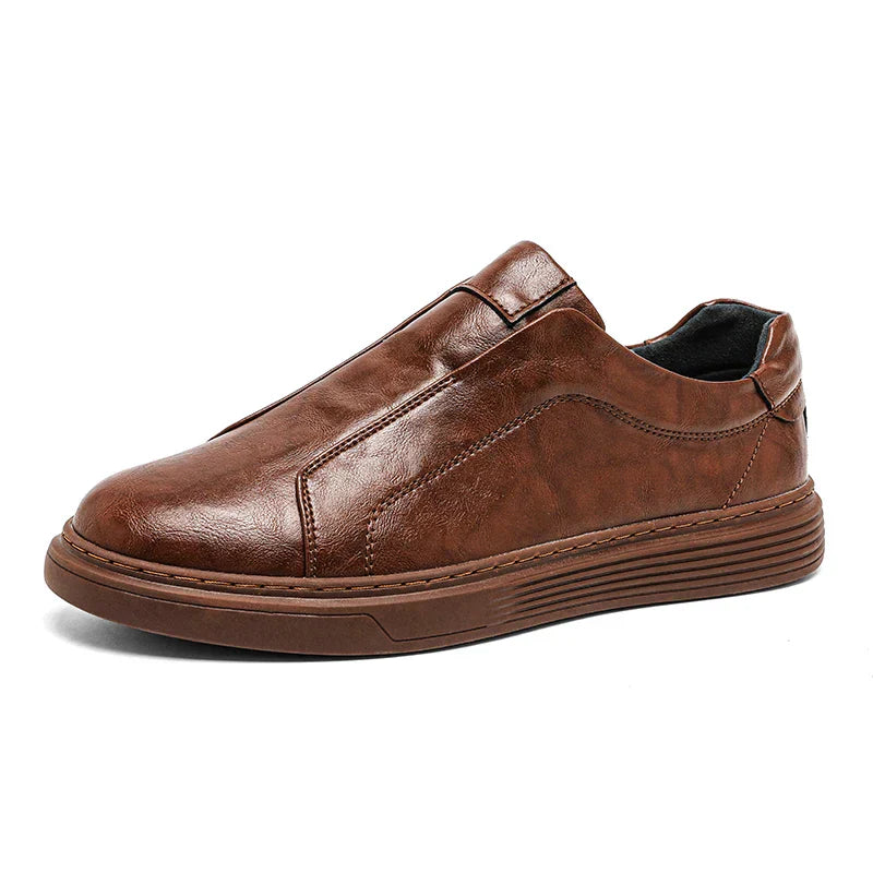 Men’s Genuine Leather Shoes – Classic Lace-Up Dress Shoes