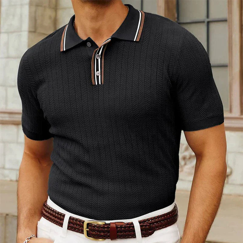 Jon Wellington Summer Men Vintage Relaxed Polo