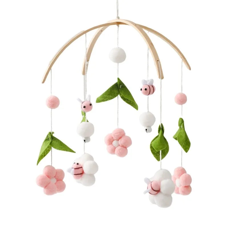 Charming Wooden Nursery Crib Mobile