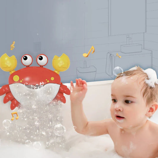 Bath bubble machine red and blue SPRAYKIS | Crab Bath Toy