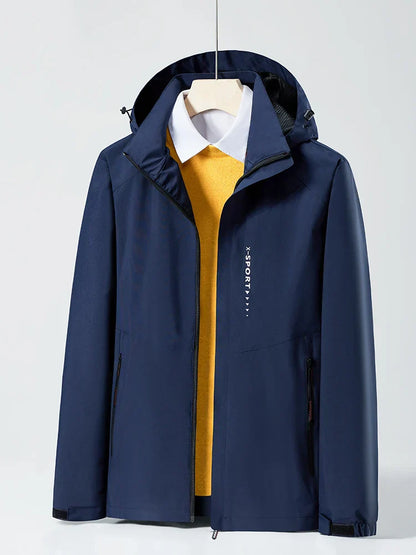 Spring Autumn Casual Waterproof Windbreaker Jacket for Men & Women