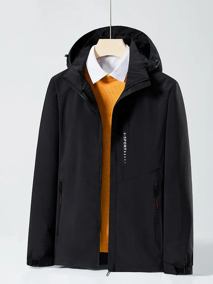 Spring Autumn Casual Waterproof Windbreaker Jacket for Men & Women