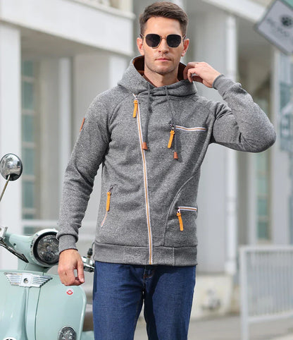Eriks - men's modern hooded jacket