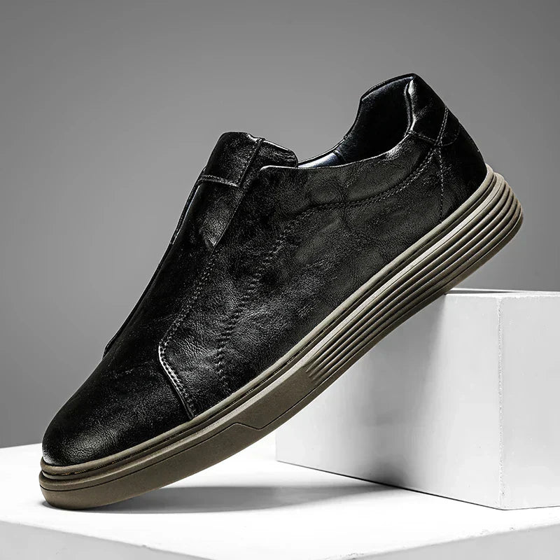 Men’s Genuine Leather Shoes – Classic Lace-Up Dress Shoes