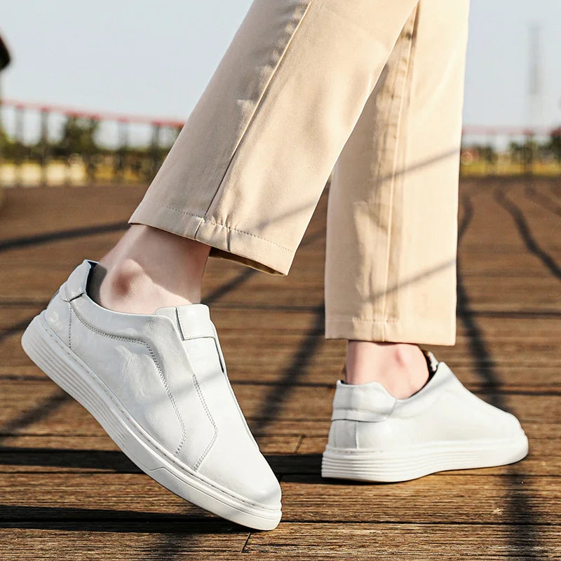 Men’s Genuine Leather Shoes – Classic Lace-Up Dress Shoes