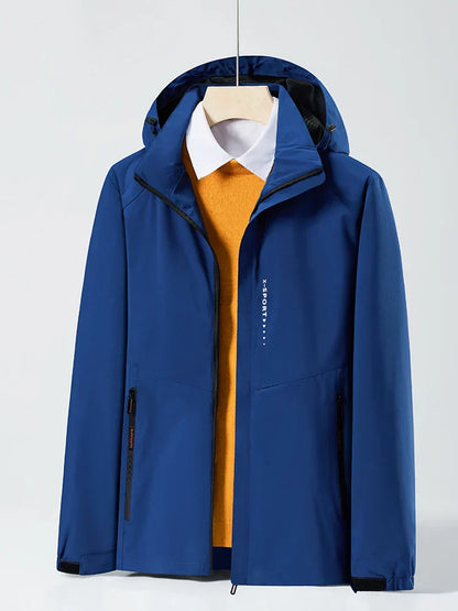 Spring Autumn Casual Waterproof Windbreaker Jacket for Men & Women