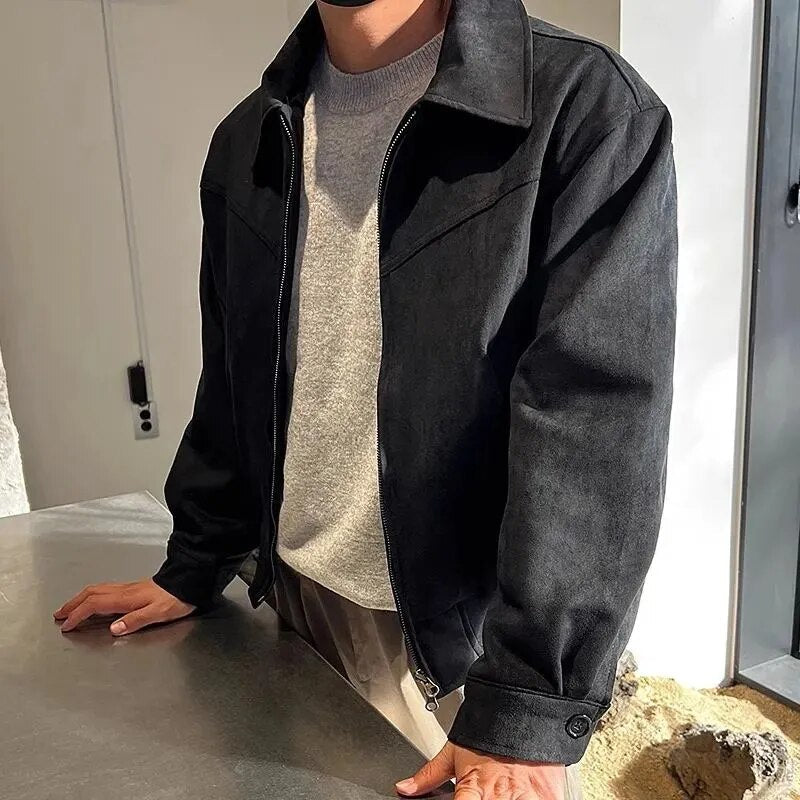 Vintage Men’s Casual Jacket – Classic Lightweight Outerwear