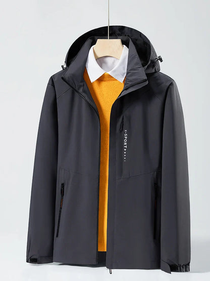 Spring Autumn Casual Waterproof Windbreaker Jacket for Men & Women