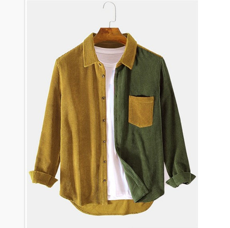 Aule Block Corduroy Shirt